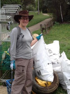 Community volunteers work hard at events like 'Clean up Australia Day' to protect their local biodiversity