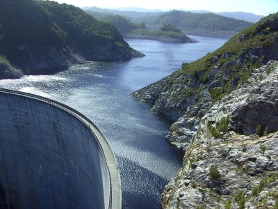 Lake Peddler after it was flooded